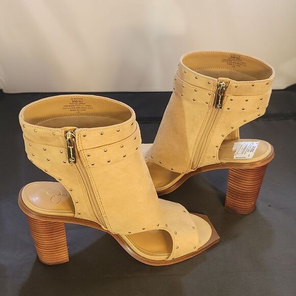 BRAND NEW JESSICA SIMPSON ROCHDALE OPEN TOE BOOTIE - Picture 8 of 15